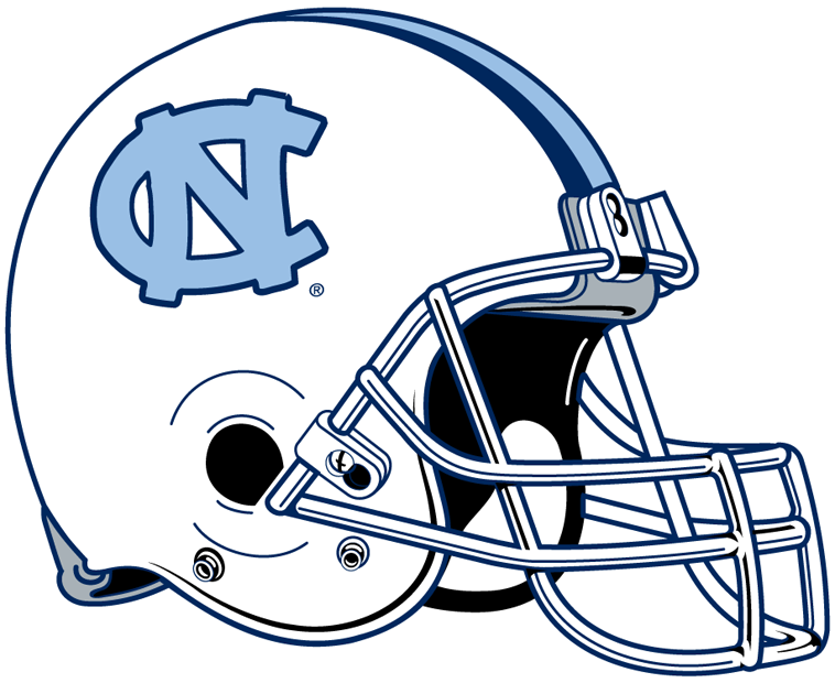 North Carolina Tar Heels 1999-Pres Helmet Logo v2 diy DTF decal sticker